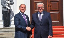 Nishani takon presidentin e Gjermanisë